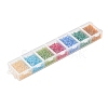 3500Pcs 7 Colors 12/0 Glass Round Seed Beads SEED-YW0001-20-4