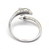925 Sterling Silver Finger Ring Components STER-P041-11-4