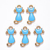 Alloy Enamel Pendants ENAM-S121-033C-2