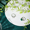 2Pcs Adjustable Brass Finger Rings Components FIND-GO0002-77A-3