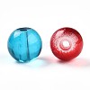 Baking Paint Transparent Glass Beads DGLA-Q022-8mm-M-3