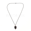 Alloy Enamel Pendant Necklaces NJEW-YW0001-02-4