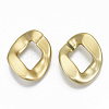 Opaque Spray Painted Acrylic Linking Rings OACR-S021-63A-B01-2