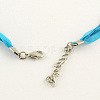 Multi-strand Necklace Cord for Jewelry Making X-NJEW-R218-01-4