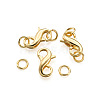Brass Double Opening Lobster Claw Clasps FIND-TA0001-46G-3