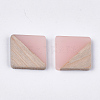 Resin & Wood Cabochons X-RESI-S358-90E-2