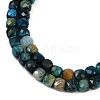 Natural Tiger Eye Dyed Beads Strands G-H028-A01-02A-4