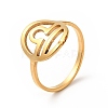 Ion Plating(IP) 201 Stainless Steel Constellations Libra Finger Ring for Women RJEW-G266-19G-3