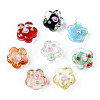 Handmade Bumpy Lampwork Beads X-LAMP-N024-04-1