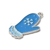Winter Theme Alloy Enamel Pendants ENAM-M002-05E-P-2