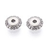 Non-Tarnish 304 Stainless Steel Disc Beads STAS-P319-14A-P-2