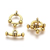 Tibetan Style Alloy Toggle Clasps X-GLF5026Y-NF-2