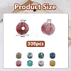 2 Strands Natural Indian Agate Beads Strands G-DC0001-65-2