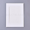 Rectangle Card Paper Picture Frame DIY-WH0157-40A-2