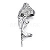 Eagle Armour Alloy Full Finger Ring RJEW-T009-24AS-4