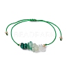Gemstone Braided Bead Bracelet BJEW-JB11013-04-1
