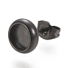 304 Stainless Steel Stud Earring Settings STAS-K202-05B-B-2
