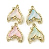 UV Plating Alloy Resin Pendants FIND-M033-01-1