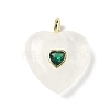 Natural Quartz Crystal Pendants X-G-C274-04I-1