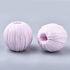 Handmade Raffia Woven Beads WOVE-Q077-20C-12-2