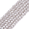 Electroplate Glass Beads Strands EGLA-A044-P2mm-A19-1
