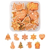 18Pcs 9 Styles Christmas Theme Opaque Resin Pendants RESI-FS0001-40-1