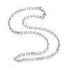 Non-Tarnish 304 Stainless Steel Cable Chain Necklaces NJEW-I248-23P-1