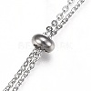 Adjustable 304 Stainless Steel Lariat Necklaces NJEW-Z005-01P-3
