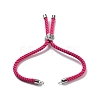 Twisted Nylon Cord Silder Bracelets DIY-B066-03P-12-3
