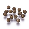 Tibetan Style Alloy Beehive Beads LS-PALLOY-6662-AB-NR-1
