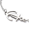 Tarnish Resistant 201 Stainless Steel Link Bracelets with Cable Chains LS-BJEW-P297-01P-B-2