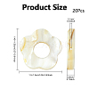 20Pcs Freshwater Shell Beads Frames SHEL-YW0001-08-2