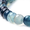Natural Striped Agate/Banded Agate Beads Strands G-S259-04C-12mm-3