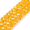 Electroplate Glass Beads Strands EGLA-A044-T8mm-B05-1