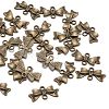 Bowknot Alloy Links connectors LS-EA11930Y-AB-1