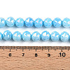 Anti-Tarnish Electroplate Glass Beads Strands X-GLAA-N010-8mm-01-4