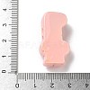 Electroplate Number Theme Resin Beads RESI-Q015-01B-3