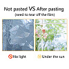 16 Sheets 4 Styles Waterproof PVC Colored Laser Stained Window Film Adhesive Static Stickers DIY-WH0314-062-8