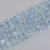 Natural Aquamarine Beads Strands G-E560-A03-4mm-1