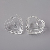 Heart Nail Art Glass Dappen Dish X-MRMJ-WH0060-12-2