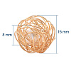 Copper Wire Beads PALLOY-JF00396-3