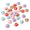 30Pcs Opaque Resin Cabochons RESI-TA0005-79D-3