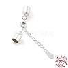 925 Sterling Silver Curb Chain Extender STER-G039-02D-S-1