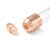 Transparent Glass Vial Pendant Normal Link Connectors GLAA-D004-01RG-02-4