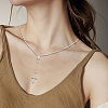 60Pcs Plastic Rosary Bead Necklaces NJEW-GO0001-10-5