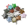 Natural & Synthetic Mixed Gemstone Pendants G-B127-12P-1