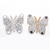 Butterfly Rhinestone Patches DIY-WH0175-14F-1