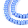 Opaque Spray Painted Glass Beads GLAA-ZX008-4mm-18W-3