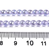 Electroplate Transparent Glass Beads Strands GLAA-T032-T4mm-AB01-2