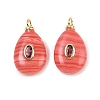 Synthetic Rhodochrosite Pendants KK-B157-42D-05-1